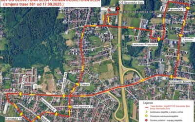 Nova trasa školskog autobusa 881